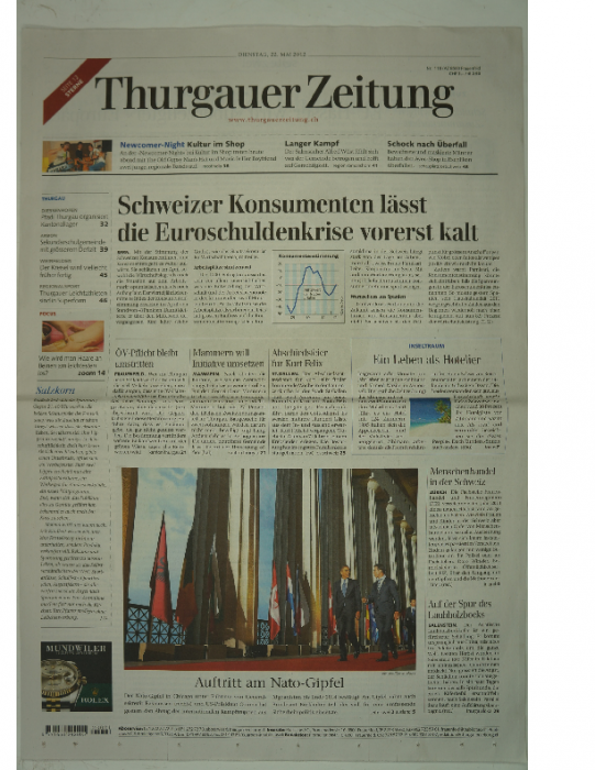 2012 Thurgauer Zeitung 22. Mai